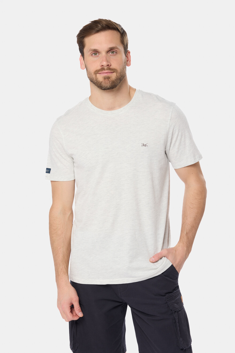 REMERA LISA DE ALGODÓN Gris