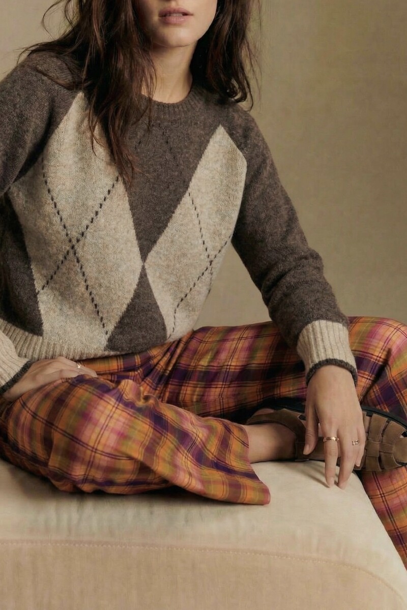 Sweater Rombos Chcolate