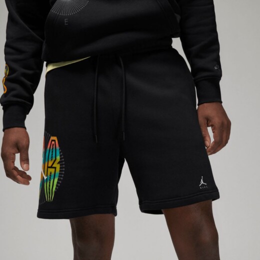 Short Nike Moda Hombre Jordan Flt Mvp Flc Black S/C