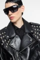 CHAQUETA BIKER Negro