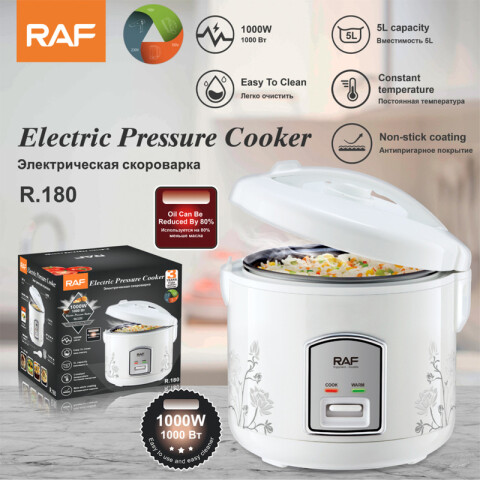 Arrocera Olla Eléctrica Blanca Múltiples Recetas 5 Litros 900w RAF Color Blanco Frecuencia 50/60 Hz Arrocera Olla Eléctrica Blanca Múltiples Recetas 5 Litros 900w RAF Color Blanco Frecuencia 50/60 Hz