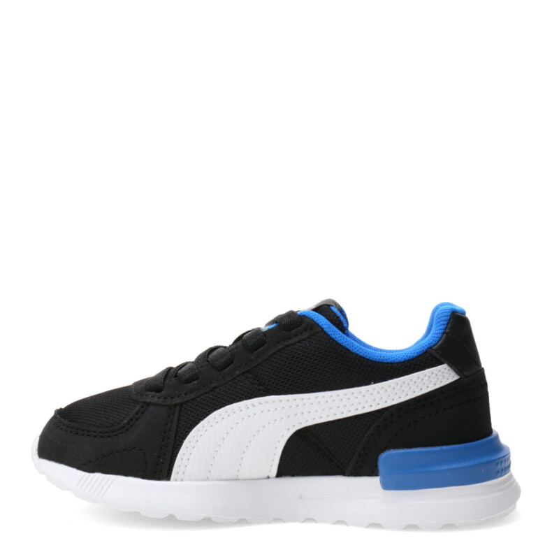 Championes Infantiles Puma Graviton AC Negro - Azul - Blanco
