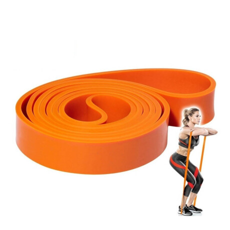 Super Band Profesional 13mm Entrenamiento Fitness Gym Naranja