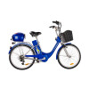 Bicicleta Eléctrica Voltbike Classica 250 W con Canasto Azul