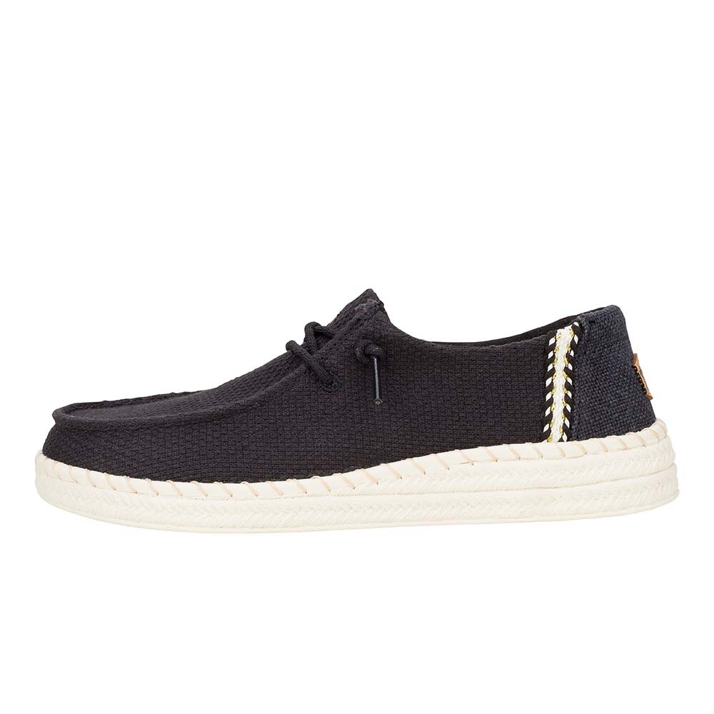 Wendy Espadrille Woven - Mujer Black