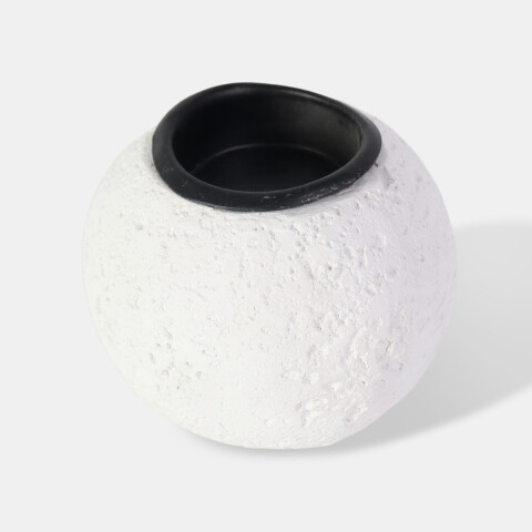 PORTA VELA BLANCA 2PZAS 8.5X7CM Unica