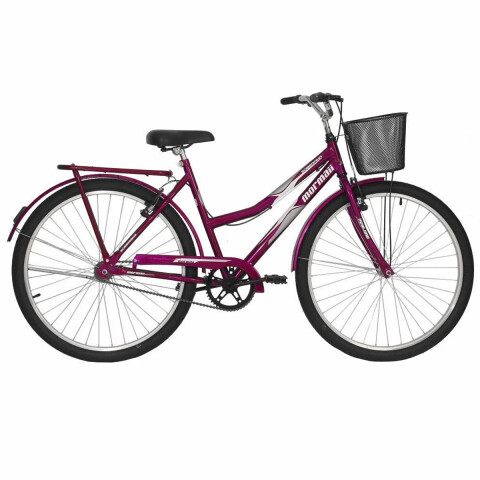 BICICLETA MORMAII RODADO 26 MUJER TRANSPORTE SOBREANA CON CANASTO VIOLETA Bicicleta Mormaii Rodado 26 Mujer Transporte Sobreana Con Canasto Violeta