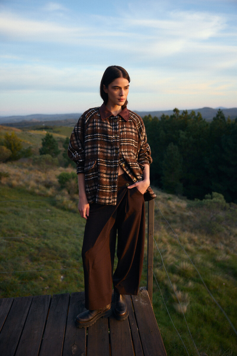 Chaqueta Firewood Cuadrille Marron