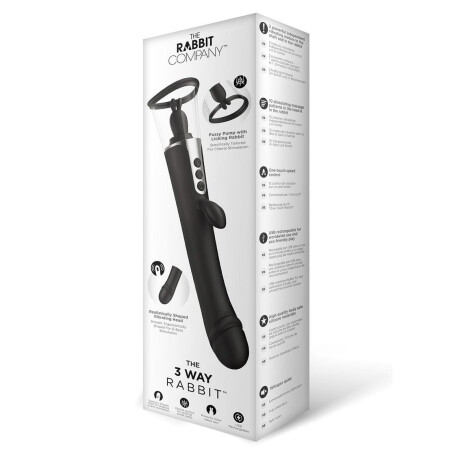 Vibrador Rabbit con Succión The 3 Way Rabbit Vibrador Rabbit con Succión The 3 Way Rabbit