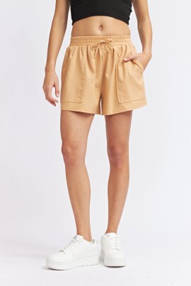 SHORT FLOR BEIGE