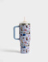 Artículos cocina Vaso Alto Térmico De 1200 Ml - Azul Celeste