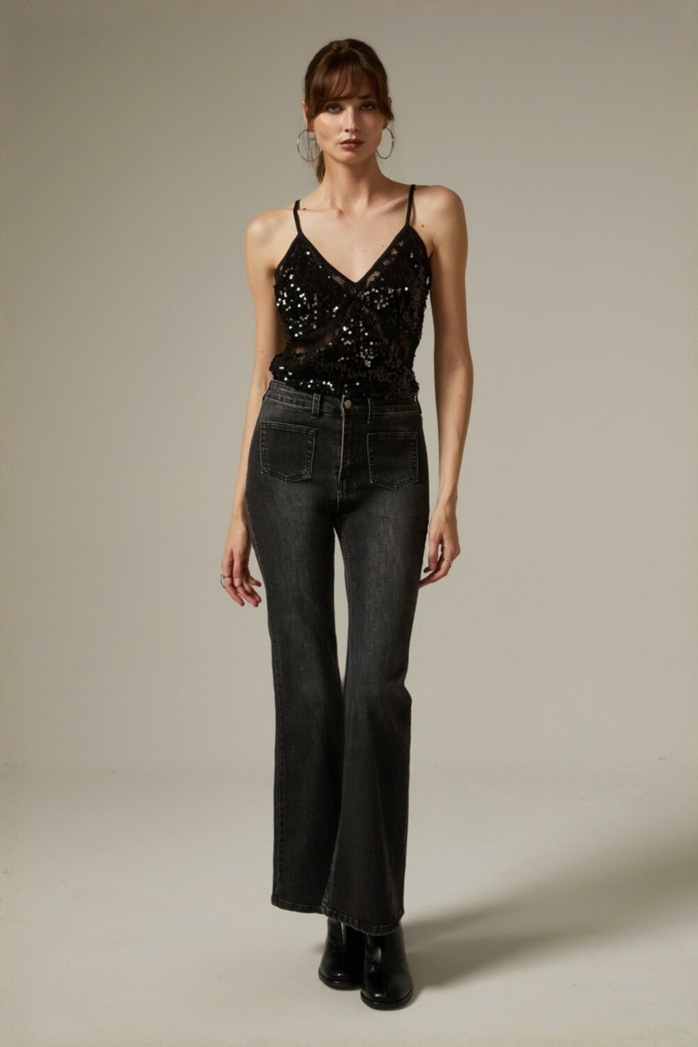 Pantalon Zairel Gris Oscuro