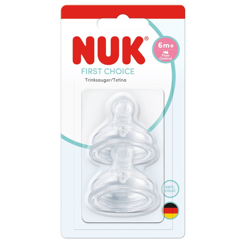 Tetina Nuk Silicona Talle 2 +6m. 2 Uds. Tetina Nuk Silicona Talle 2 +6m. 2 Uds.