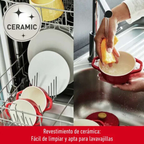 Set 2 Ollas Tefal 11Cm Mini-Cocotte Air Color Rojo