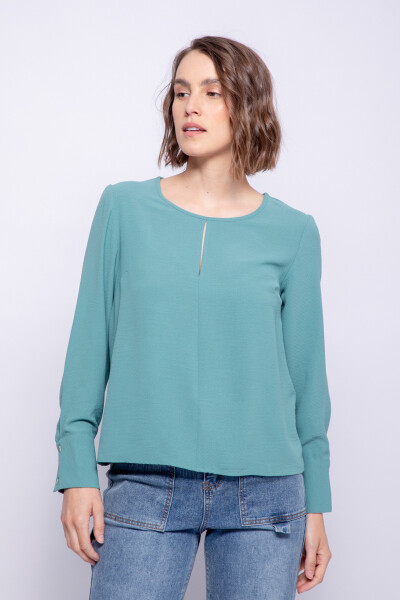 BLUSA PLATINUM Agua Marina