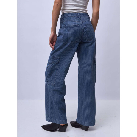 Wideleg Cleo Dark Blue