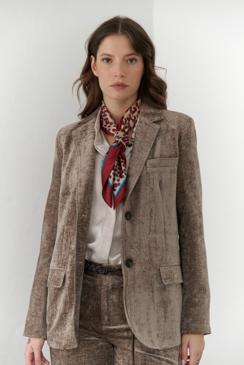 BLAZER VELVET - MOUSSE 
