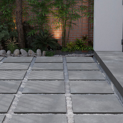 Porcelanato Gris 60X60Cm 20Mm Piso Exterior GAMAS DE GRIS