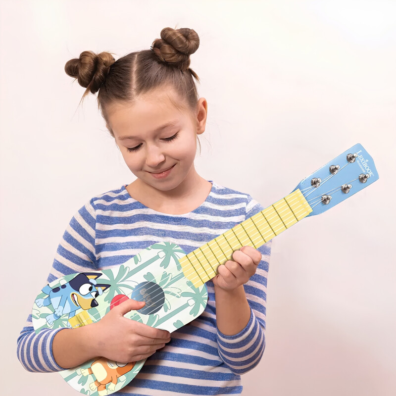Guitarra Infantil Lexibook De Madera Bluey 53 Cm Guitarra Infantil Lexibook De Madera Bluey 53 Cm