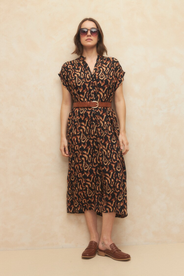 VESTIDO WALLY PRINT Animal Print