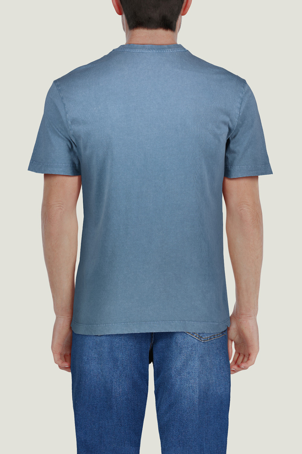 Remera Cappu Azul Grisaceo