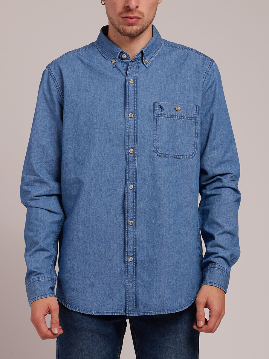 CAMISA INDALO POLANCO - Azul Medio 