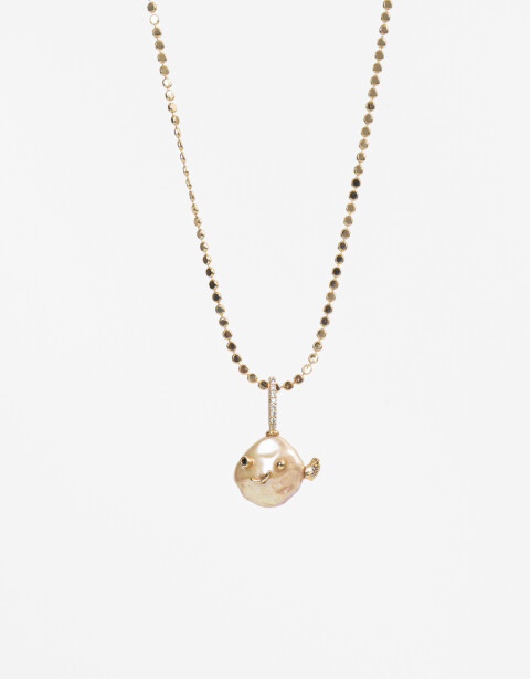 Cadena Corta con Dije Playa Collar Con Dije Pez - Dorado