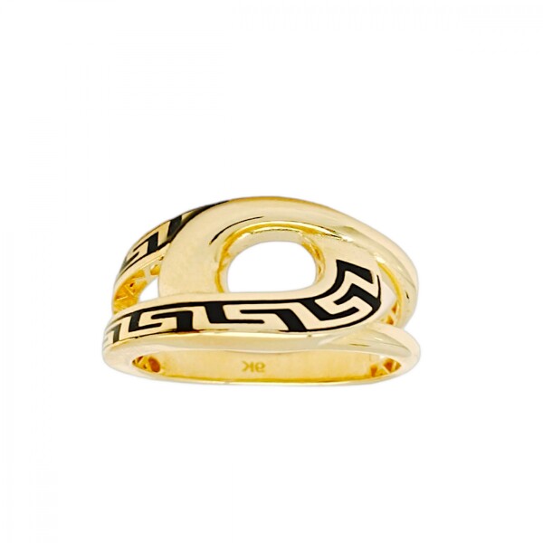 Anillo Lazo griego -Oro bajo-Sin piedra-AN8235 sinpiedra