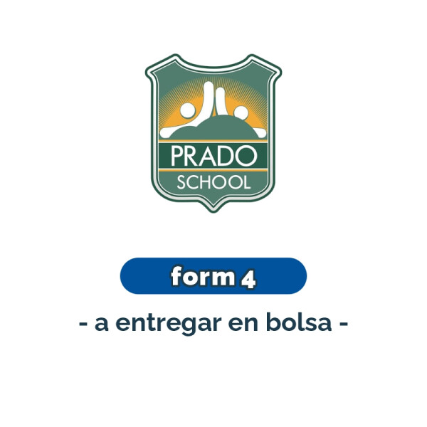 Lista de materiales - Primaria Form 4 materiales en bolsa Prado School Única
