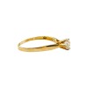 Anillo Solitario-Oro bajo-Piedra Zirconia-AN8095 conpiedra