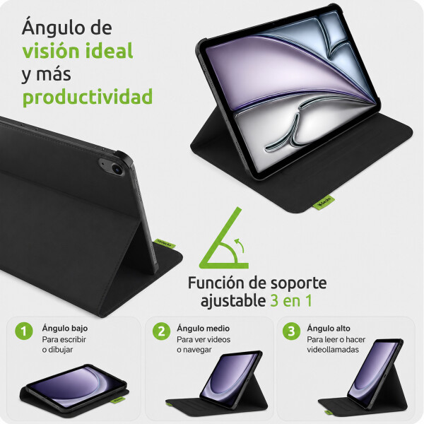 Protector Estuche Ipad Air 11 Gecko Magnético NEGRO