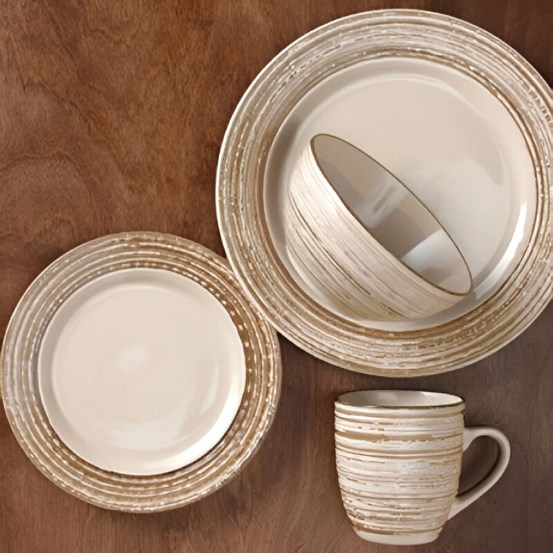 SET 16 PZAS STONEWARE D27.5-21-15/420ML BIRCH SET 16 PZAS STONEWARE D27.5-21-15/420ML BIRCH