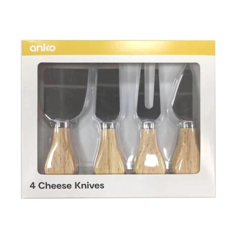 JGO 4PCS CUCHILLOS QUE NATURAL/BEIGE HIERRO 43365036