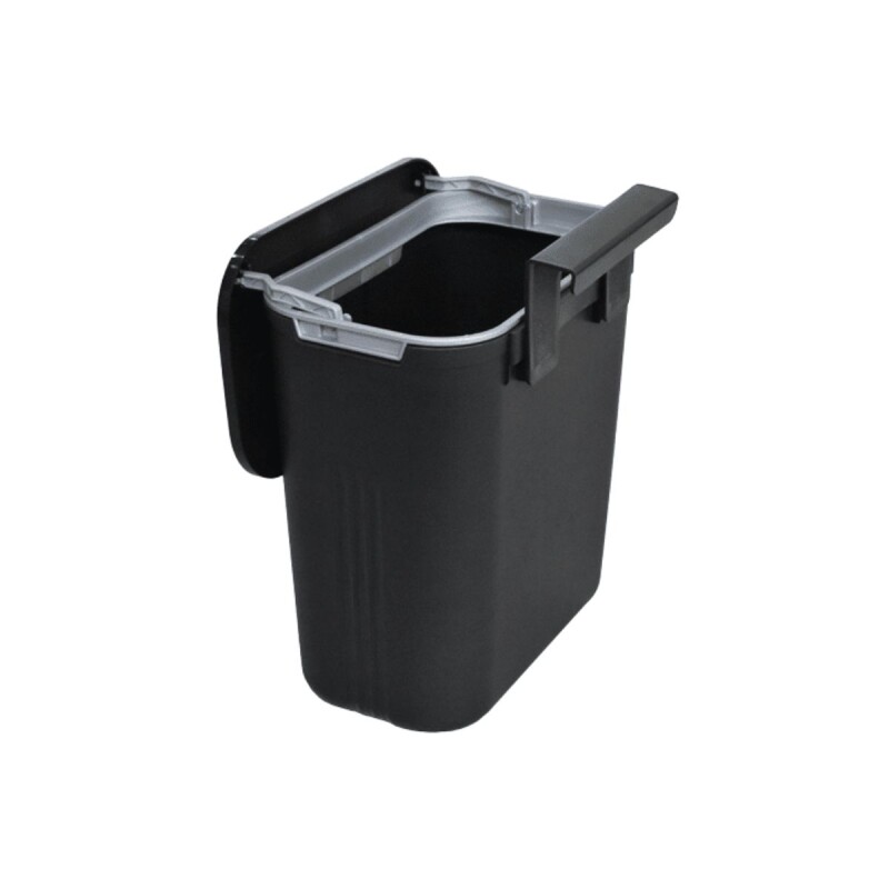 Tarro de residuos colgante 9lts NEGRO
