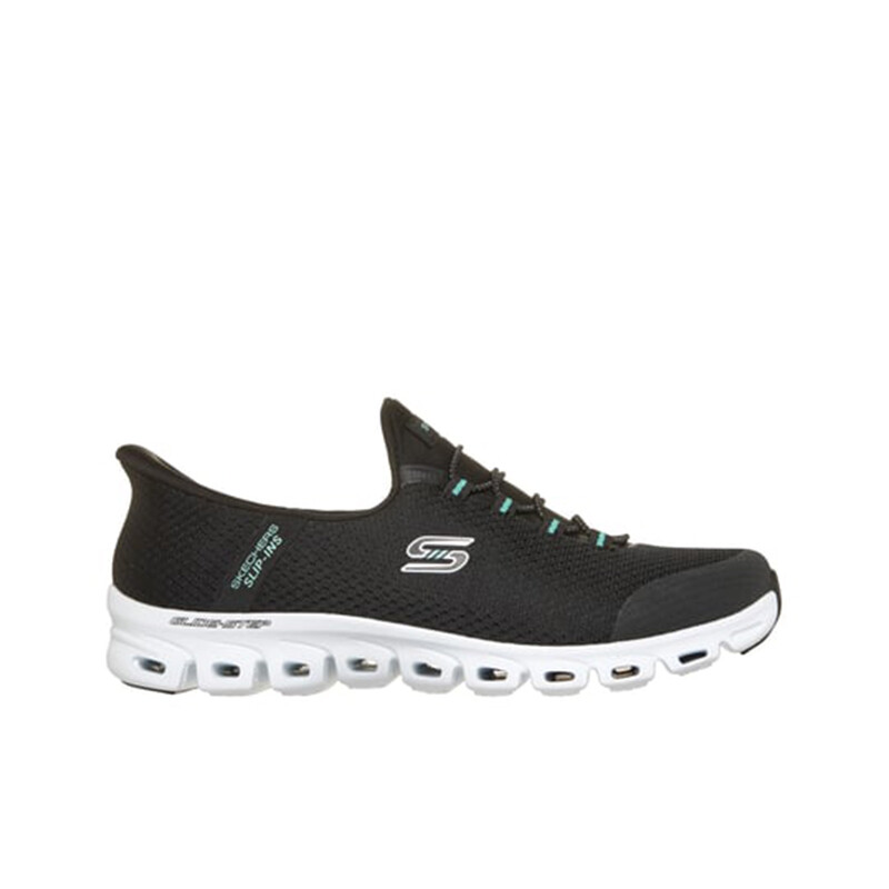 Championes Slip-Ins Mesh Bungee Negro
