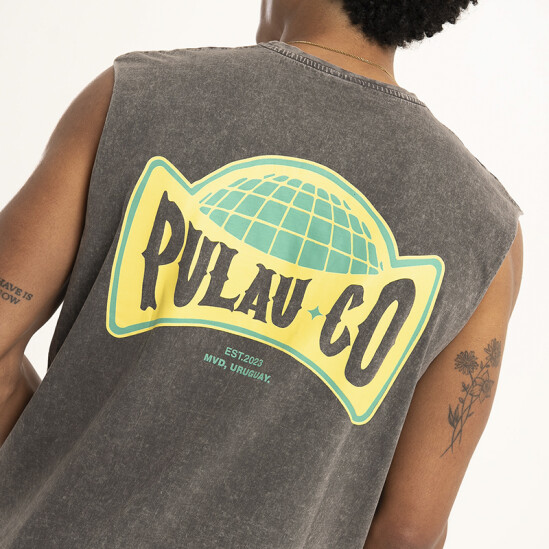Musculosa Pulau Wwless Gris