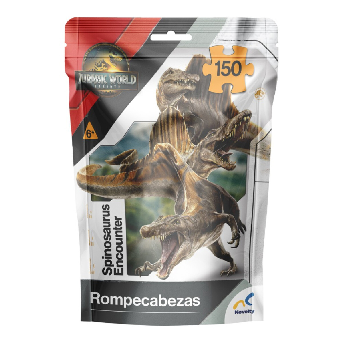 PUZZLE EN BOLSA JURASSIC 