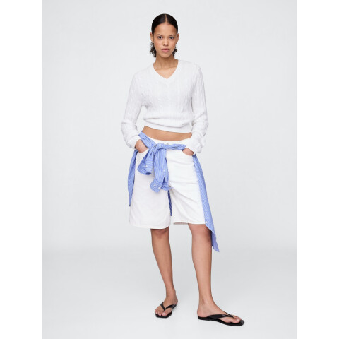 DENIM LONGLINE SHORT OPTIC WHITE OPTIC WHITE V6