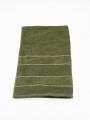 TOALLA DE MANO VELVET VERDE MUSGO