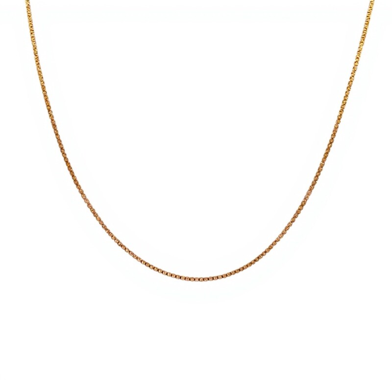 Cadena cordon oro, cola de topo-Oro bajo -Sin Piedra-CD8008 sinpiedra