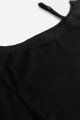 Vestido corto asimétrico NEGRO