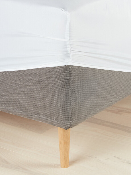 Sábana ajustable micro MIRIAM 90x200x25 blanco Sábana ajustable micro MIRIAM 90x200x25 blanco