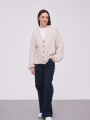 Cardigan Depos Crudo / Natural