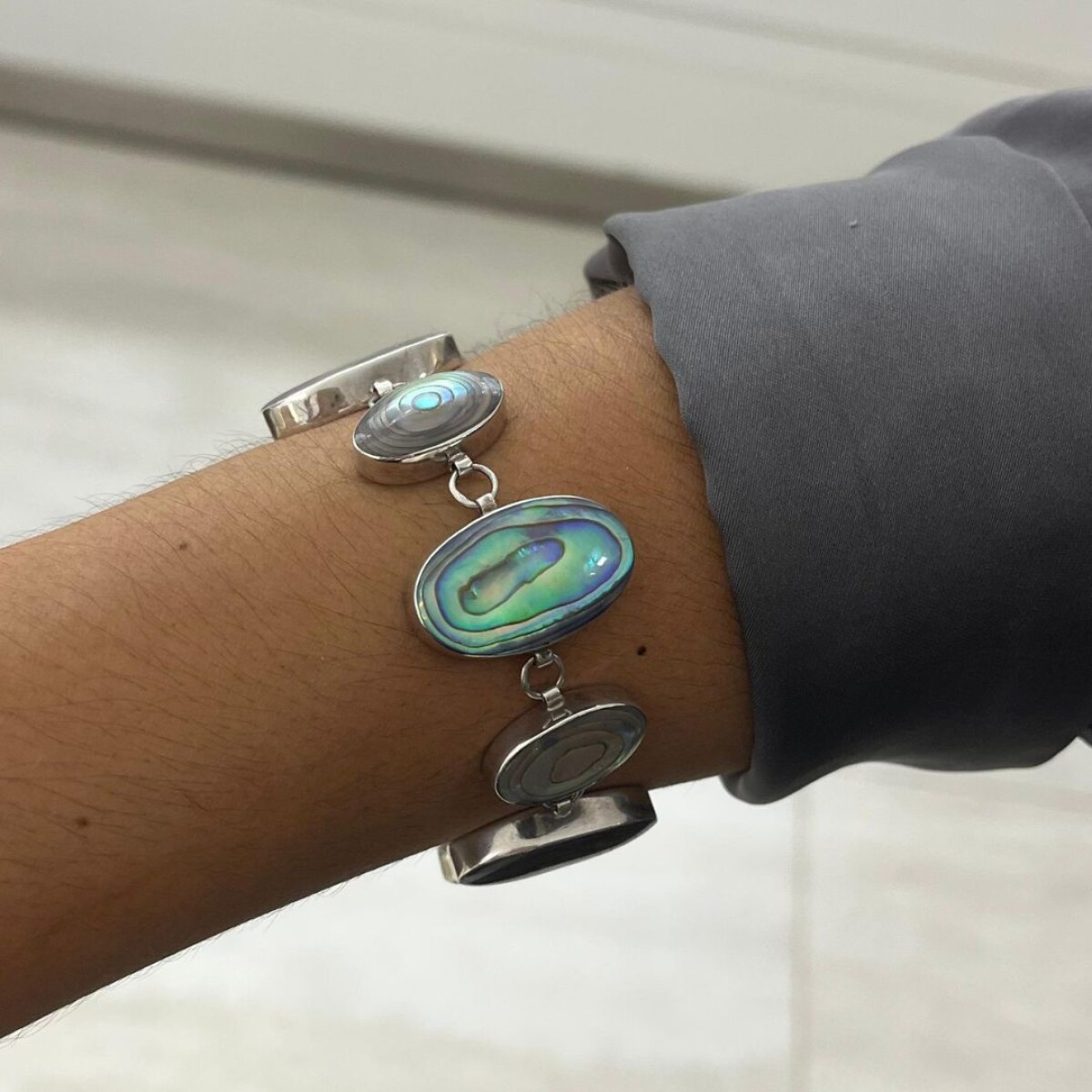 Pulsera Abalón - Plata 925 