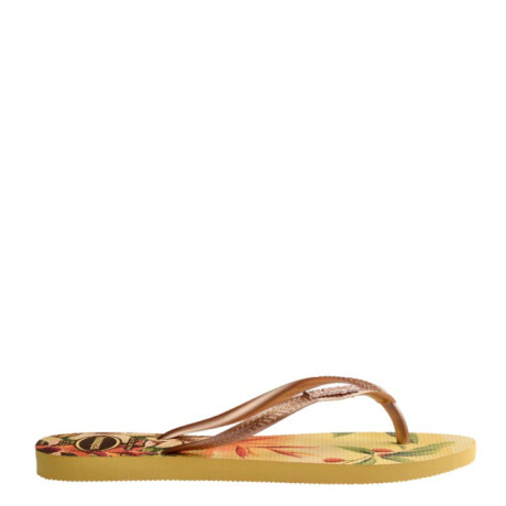 Sandalias Havaianas Slim Tropical Femenino Amarillo