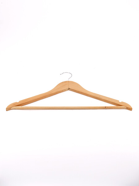 PERCHA MADERA SET X 3 PCS MADERA