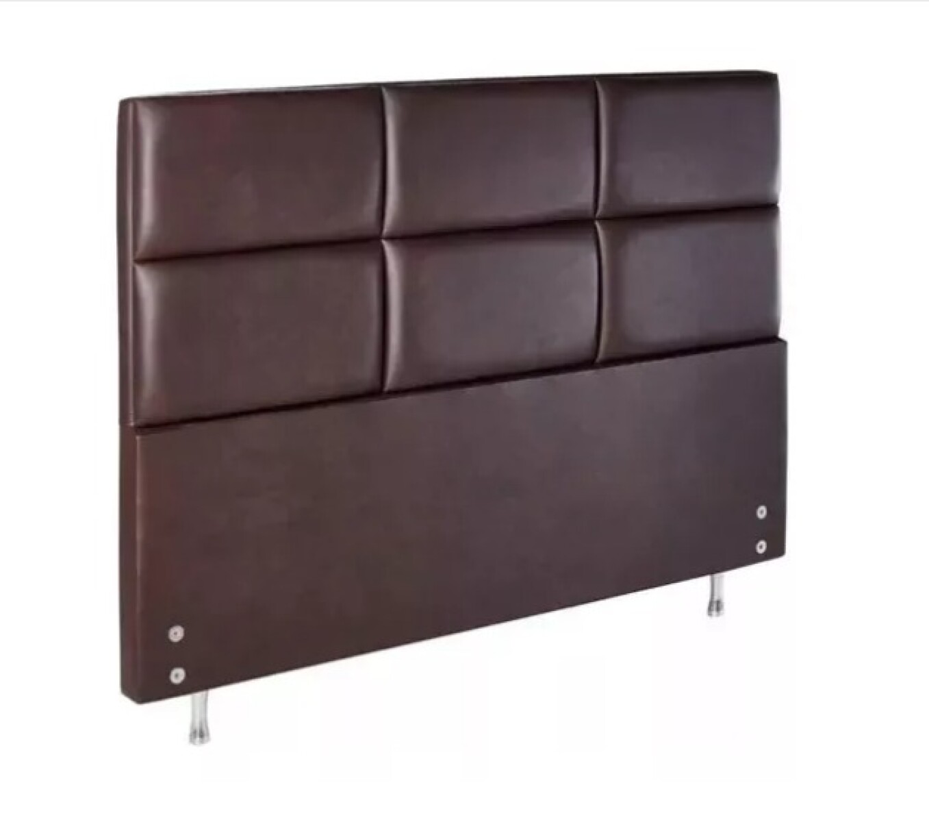 Respaldo Premium - Simil cuero Marron 1,60 mts 