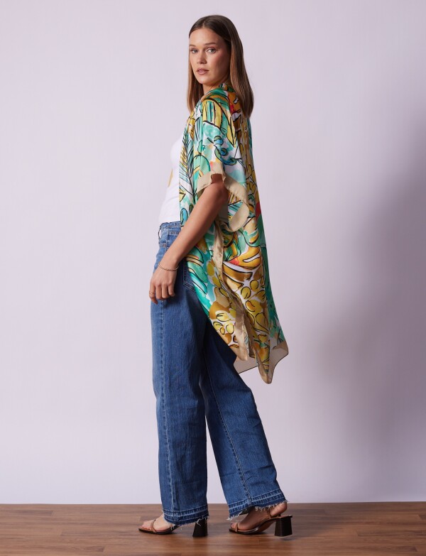 Kimono Flores BEIGE/MULTI