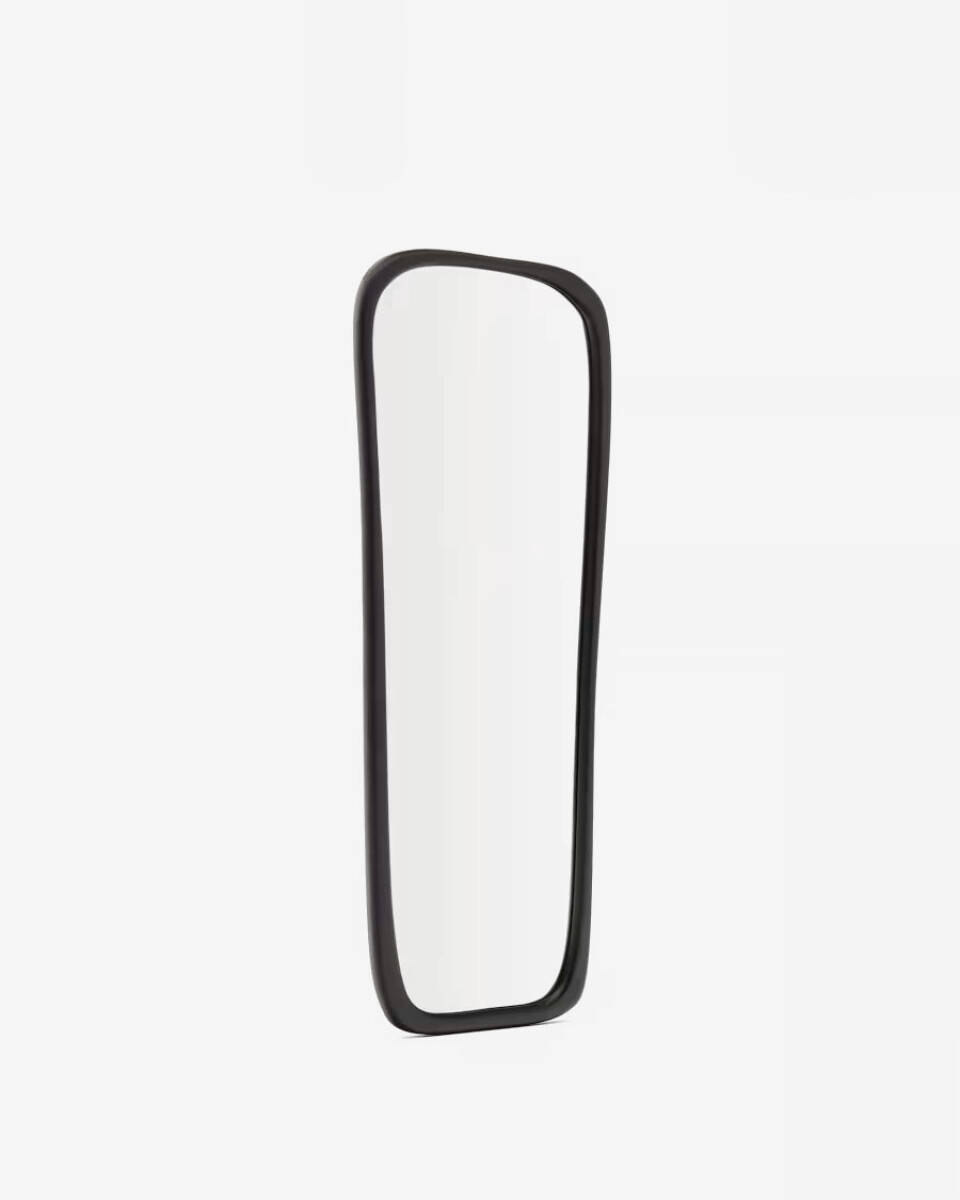 Espejo Alura de madera de teca - negro 158 x 61 cm FSC 