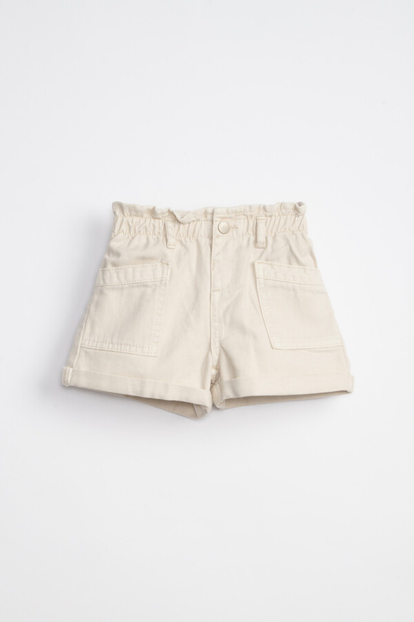 Short jean paper bag Crudo
